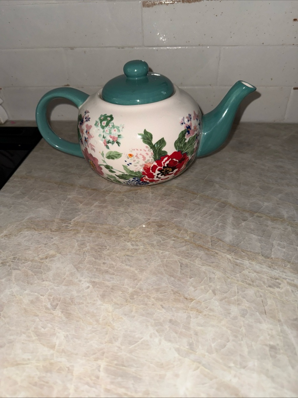 Nwot The pioneer woman ceramic tea pot
